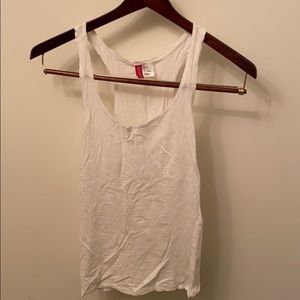 White, Cotton On tank.